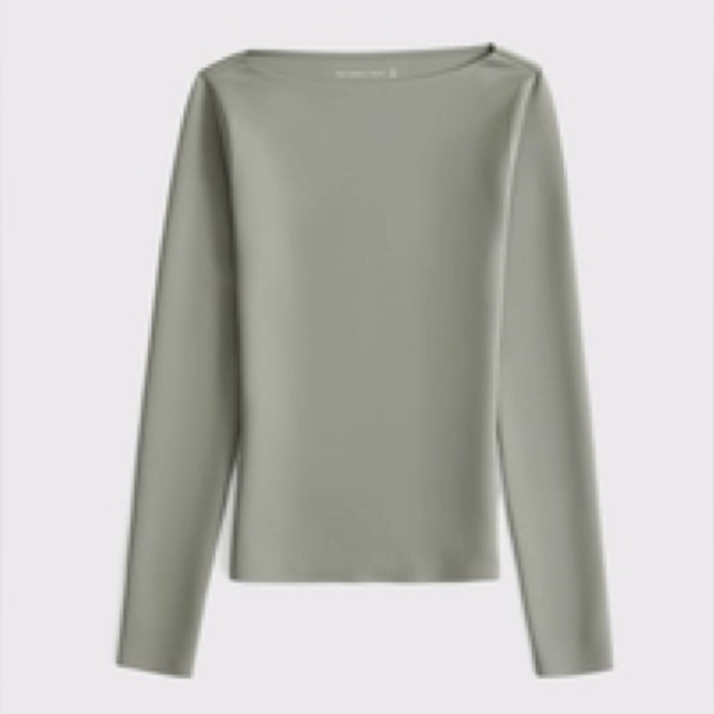 Abercrombie Sculpt Matte Fabric Tuckable Slash Top